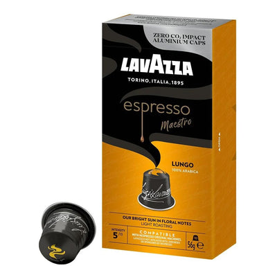 Lavazza Nespresso Compatible Aluminum Capsule - Lungo Box of 10 (EXP OCT/2024)
