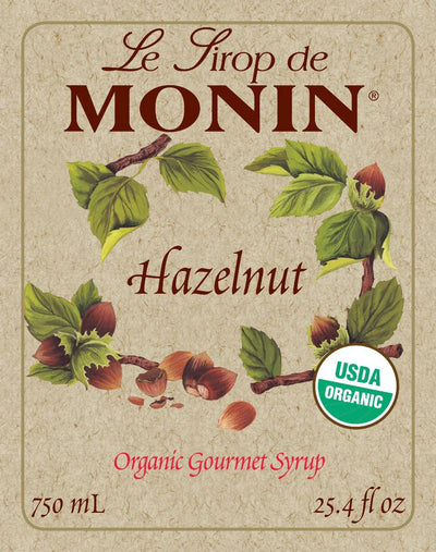 Monin Organic Hazelnut Syrup