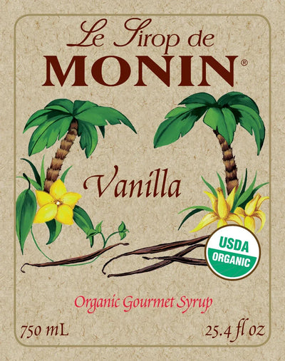 Monin Organic Vanilla Syrup