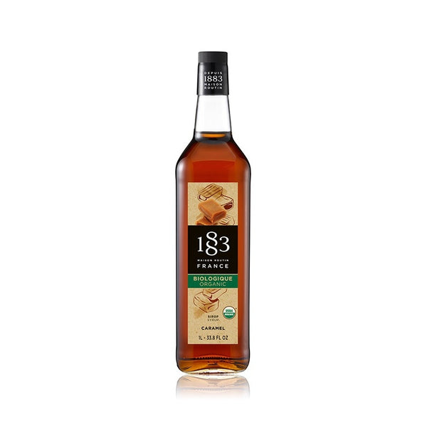 1883 Caramel Organic Syrup 1L Glass Bottle