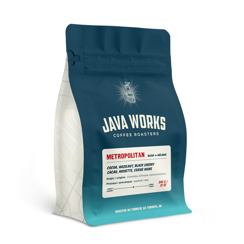 Java Works Metropolitan Blend Whole Beans - 12oz / 340g Bag