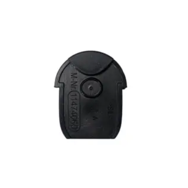 A black plastic replacement cap or cover with molded text reading 'M-NF (11474080)' on a plain white background.