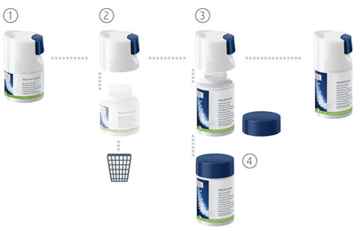 Jura Milk System Cleaning Tablets Refills Bottle - 90g / 30 Cleans - #24196