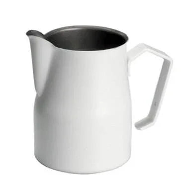 Motta Professional Milk Pitcher MATTE WHITE  #2450. (500ml/17oz) Stainless Steel Inox 18/10