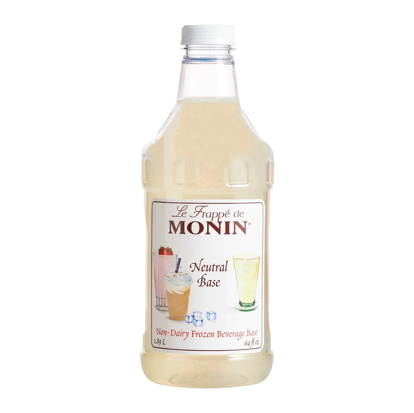 Monin Neutral Beverage Base 64oz/1.89L. Bottle