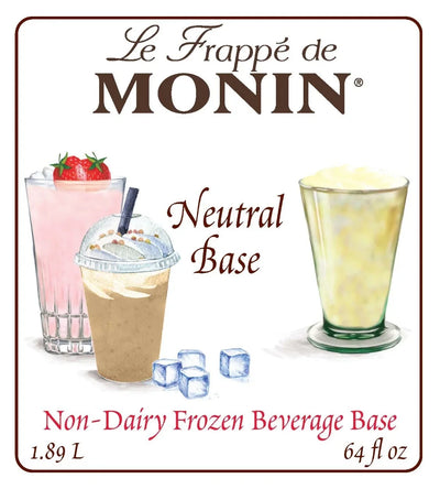 Monin Neutral Beverage Base 64oz/1.89L. Bottle