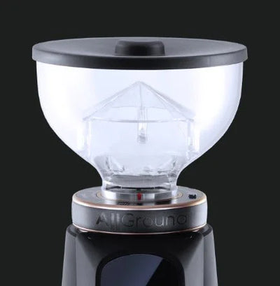 Fiorenzato AllGround Grinder - Matt Deep Black with Short Hopper