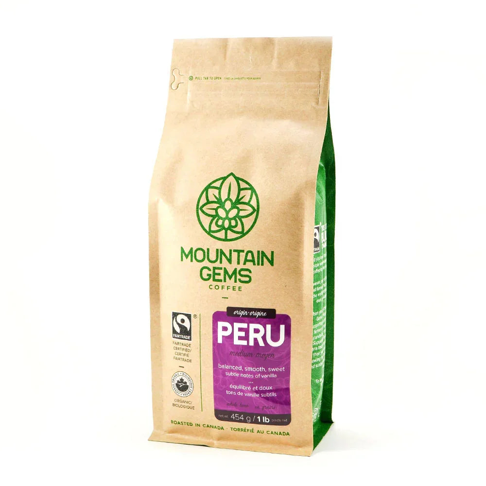 Java Works Mountain Gems FTO Peru Roast W.B. - 454g / 1lb Bag