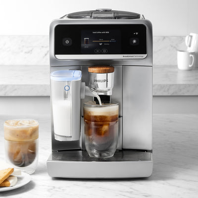 Philips - Cafe Aromis 8000 Super Automatic Espresso Machine with LatteGo Pro Stainless Steel - EP8757/20