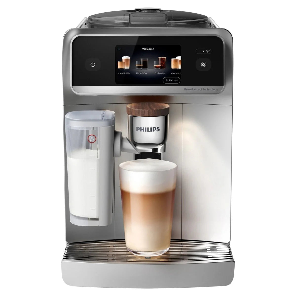 Philips - Cafe Aromis 8000 Super Automatic Espresso Machine with LatteGo Pro Stainless Steel - EP8757/20