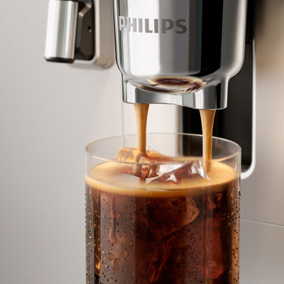 Philips - Cafe Aromis 8000 Super Automatic Espresso Machine with LatteGo Pro Stainless Steel - EP8757/20