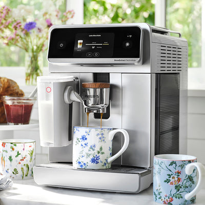 Philips - Cafe Aromis 8000 Super Automatic Espresso Machine with LatteGo Pro Stainless Steel - EP8757/20