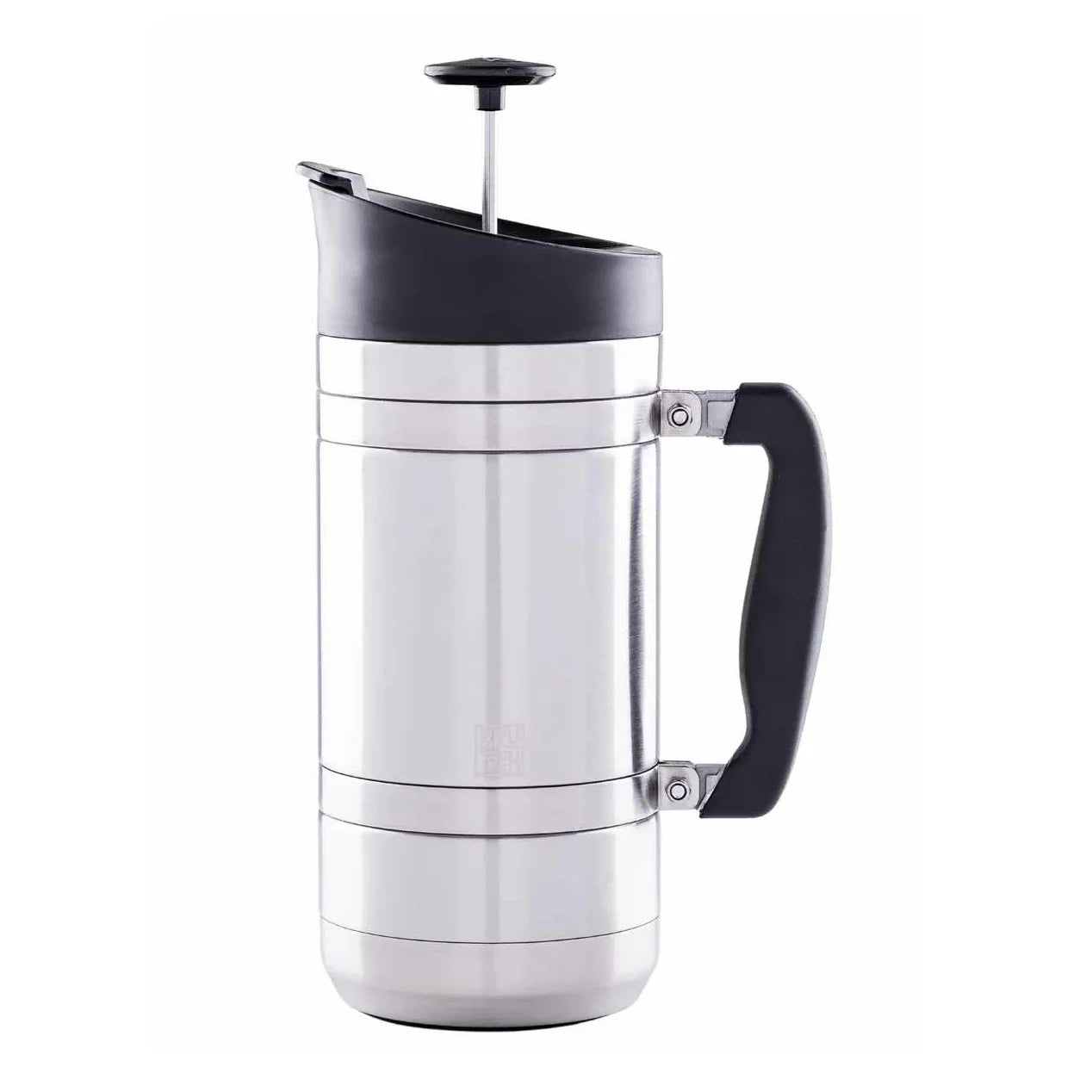 Planetary Design BruTrek Basecamp / Sierra French Press with Bru-Stop 48 fl. oz. - Brushed Steel -  SFP0148