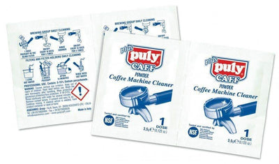 Puly Caff Espresso Machine Cleaner Powder - 3.5g Bag / Box of 40 - LEPLA9201