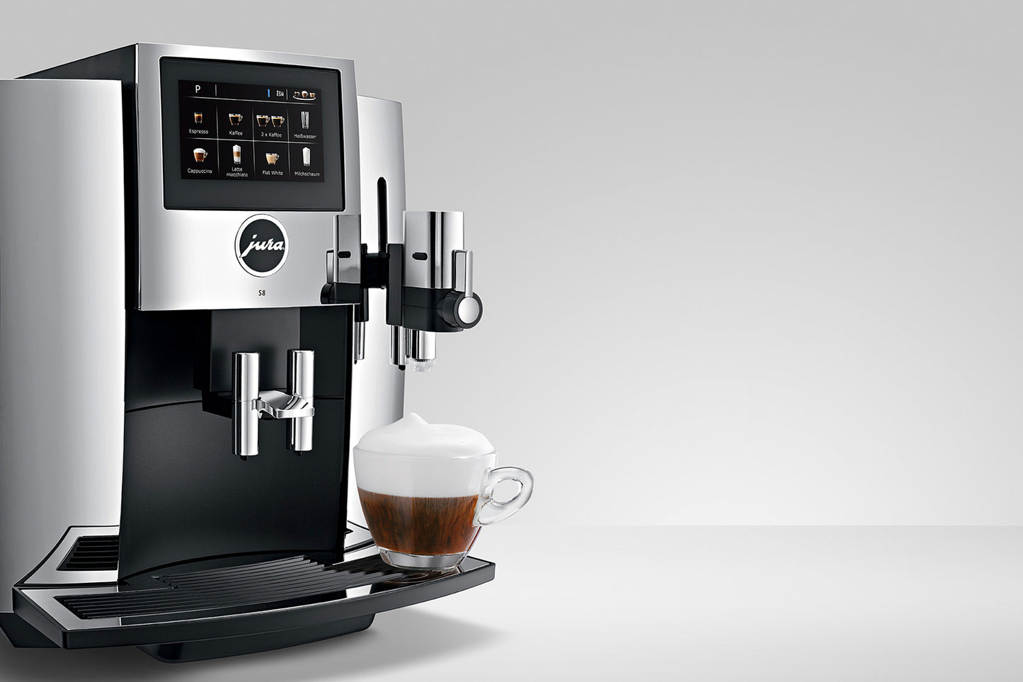 Jura - S8 Chrome OTC Super Automatic Espresso Machine  #15212