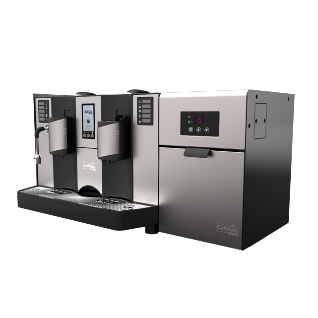 Caffitaly Milk Cooler for Commercial Capsule Pod Espresso Coffee Machines