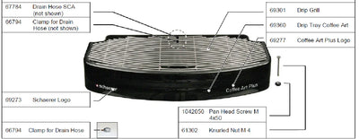 Schaerer Coffee Art Drip Tray Black - 69391