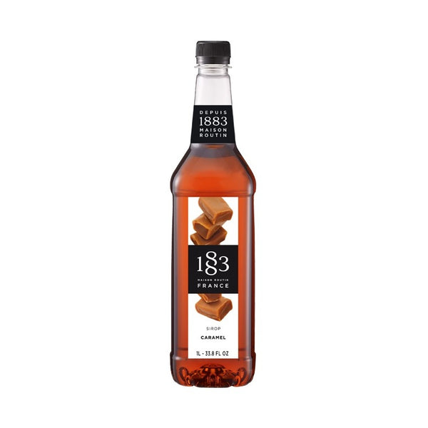 1883 Caramel Syrup 1L Glass Bottle