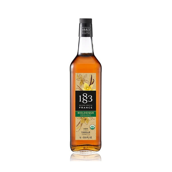 1883 Vanilla Organic Syrup 1L Glass Bottle