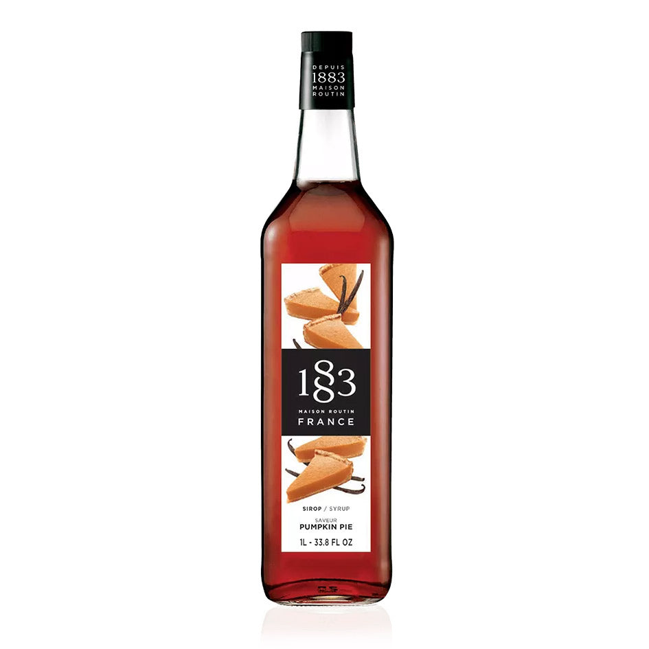 1883 Pumpkin Pie Syrup 1L Glass Bottle