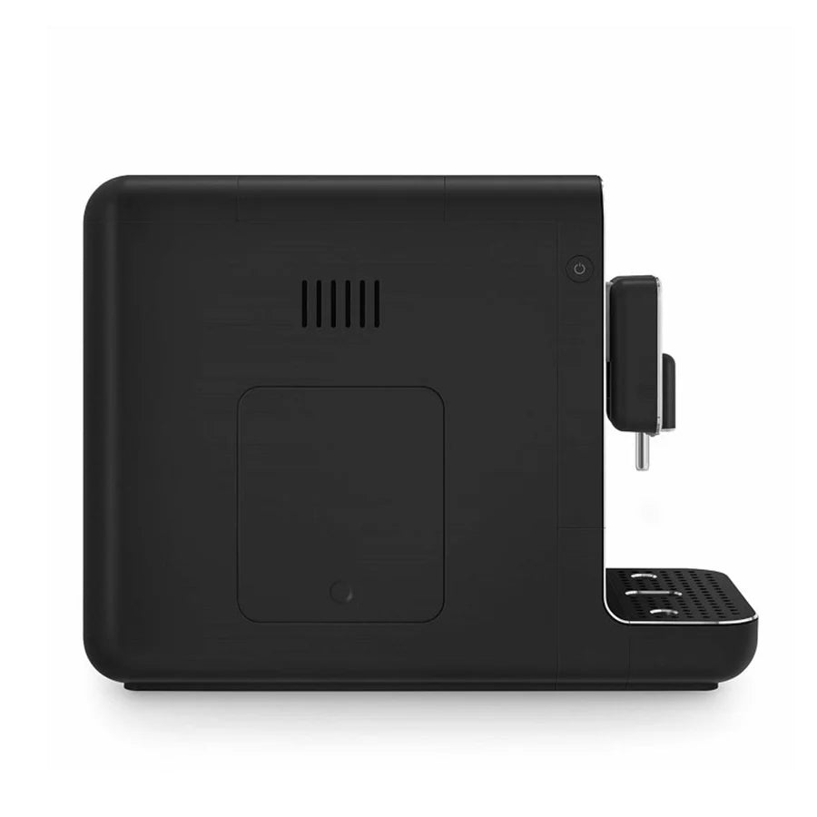 SMEG - Superautomatic Countertop Espresso Machine with Steam Wand - Fully Black BCC12FBMUS