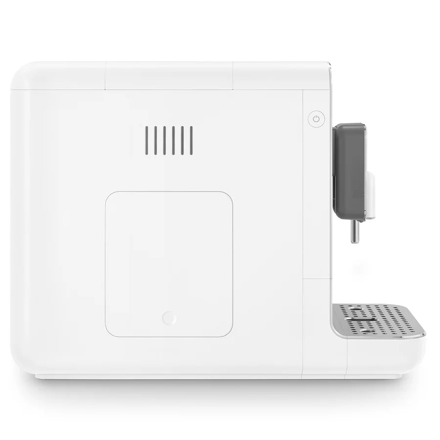 SMEG - Superautomatic Countertop Espresso Machine with Steam Wand - White BCC12WHMUS