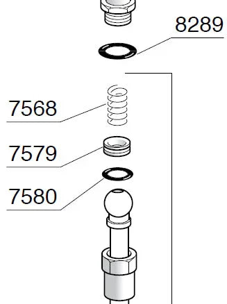 La Spaziale Steam Wand Ball Joint Sealing Kit