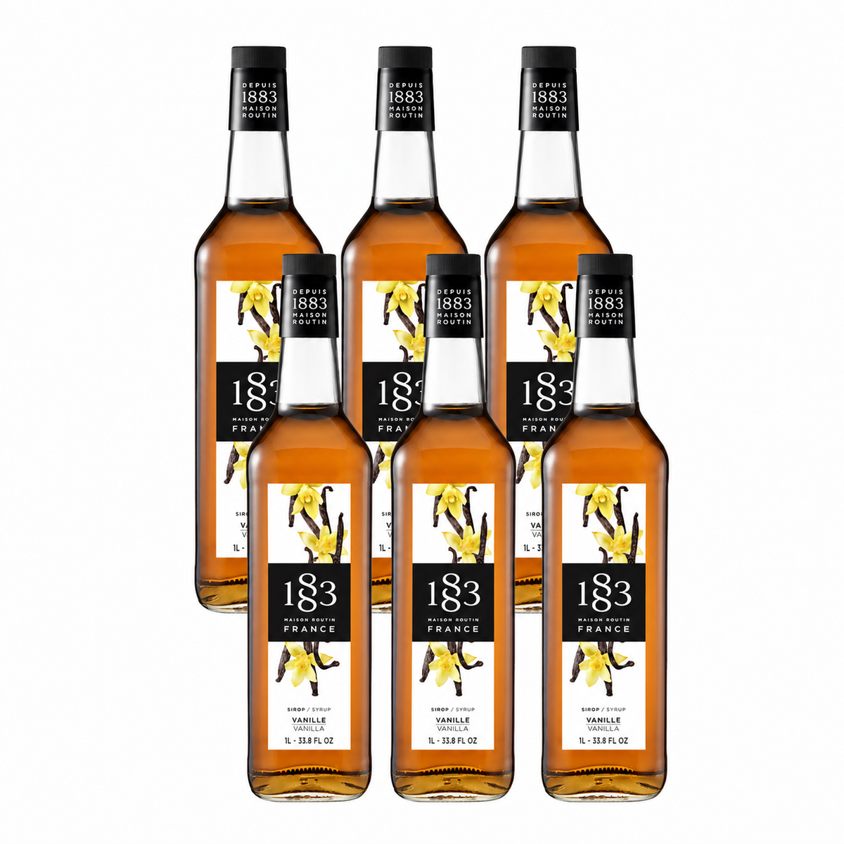 1883 Vanilla Syrup 1L Glass Bottle