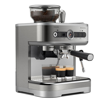 Philips / Saeco - Barista Brew Premium Stainless Steel Silver Semi Automatic Espresso Machine - PSA3228/01