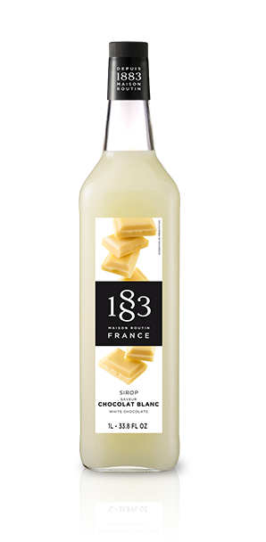 1883 White Chocolate Syrup 1L Glass Bottle
