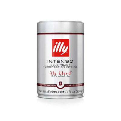 Illy Espresso Whole Beans - Intenso BOLD Roast - Brown Label 250g - A062 (EXP OCT/2026)