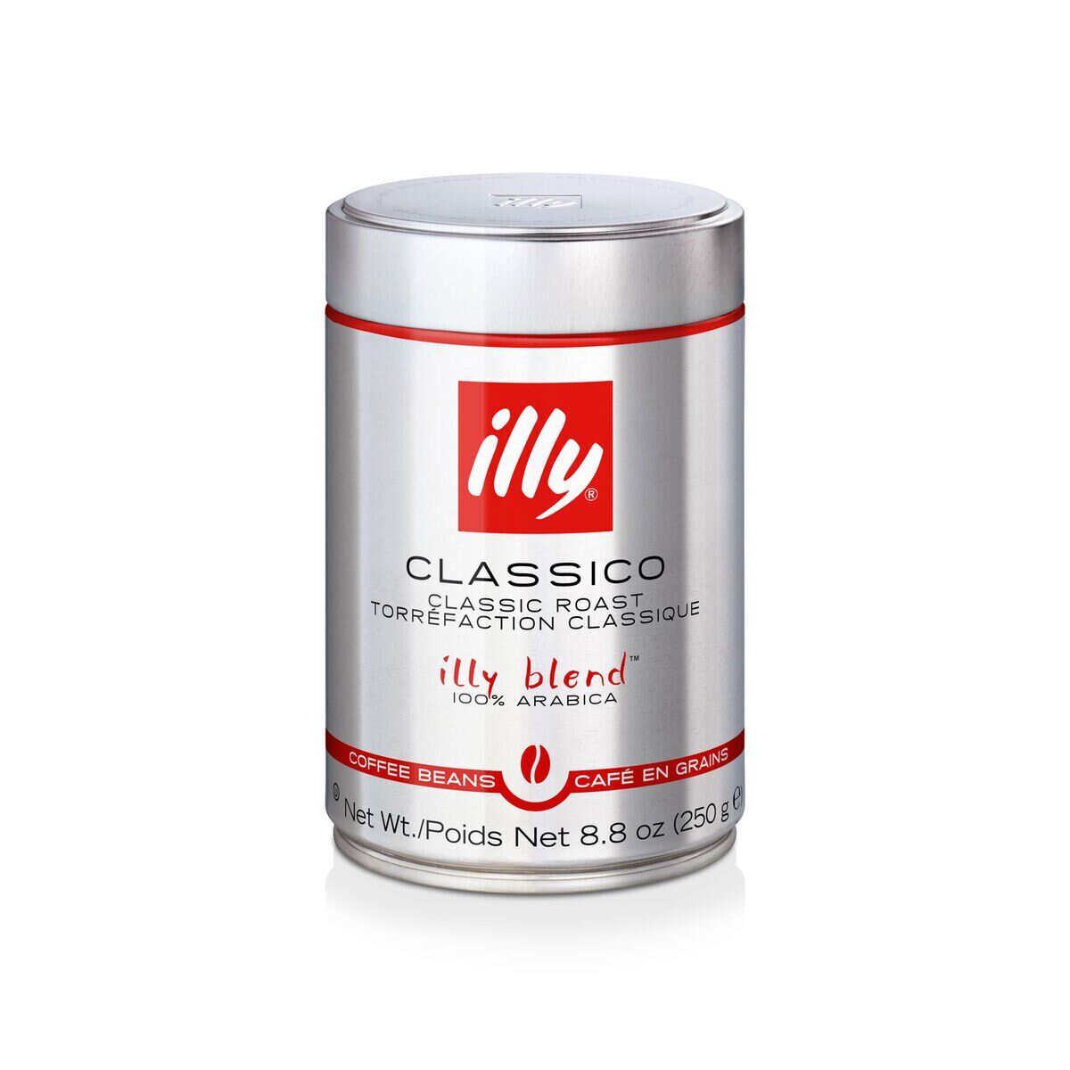 Illy Espresso Whole Beans - Classico - Classic Medium Roast 250g - A061 