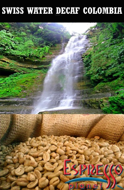 Green Coffee Beans - Swiss Water Decaf Colombia 2lb Bag