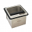 Krome Stainless Steel Counter Top Knock Box - C333