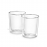 Delonghi Double Wall Thermal Glasses 400ml/13.5oz Set of 2 - DLSC318