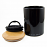 AirScape Ceramic 64oz Coffee Canister 7" - Obsidian Black