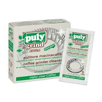 PULY Green Grind Coffee Grinder Cleaner  Crystals, 20 x 15g per box     #LEPLA9202