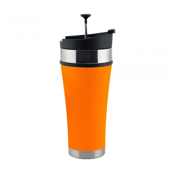 Planetary Design Infuser Mug Tumbler for Tea & Coffee 16 fl. oz. - Desert Orange - TT0816