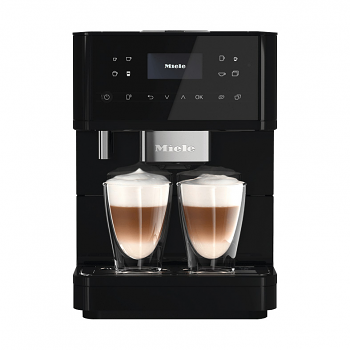 Miele - CM6160 OBSW Milk Perfection Superautomatic Espresso Machine - Obsidian Black, 29616020CDN