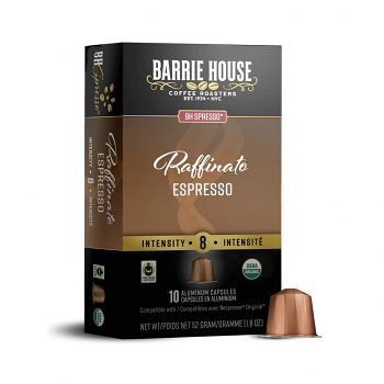 Barrie House Fair Trade Organic Raffinato Nespresso Compatible Capsule - Box of 10