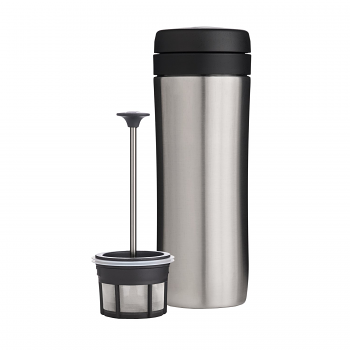 Espro Travel Press with Coffee Filter 10-15oz Brushed Stainless Steel  #5012C-BS
