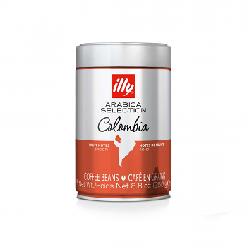 illy Arabica Selection Colombia Whole Beans 250g Tin (ORANGE)