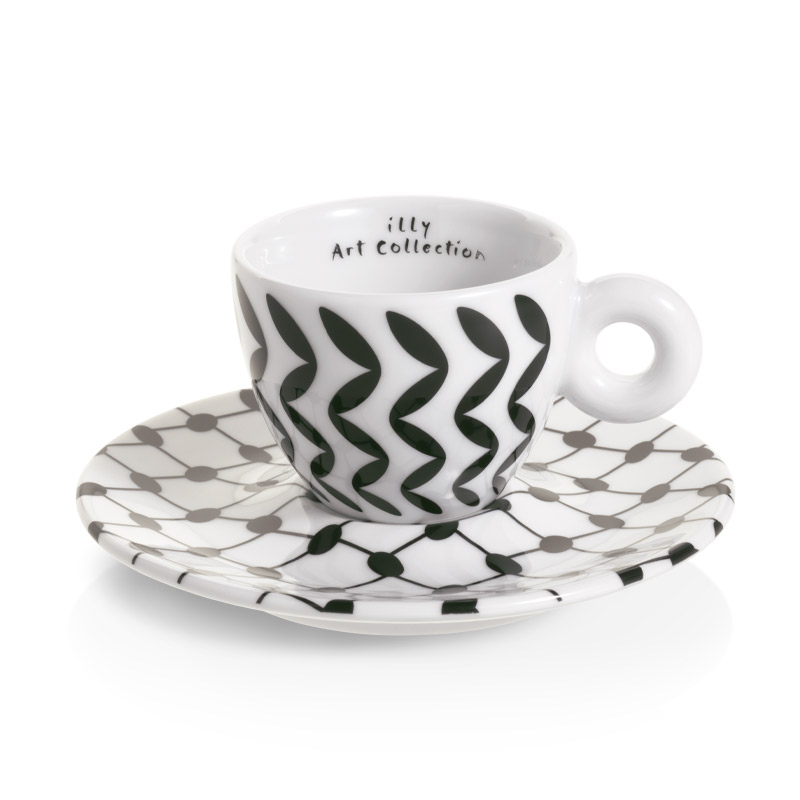 Illy Art Collection Mona Hatoum Espresso Cups - Set of 2 - #23888
