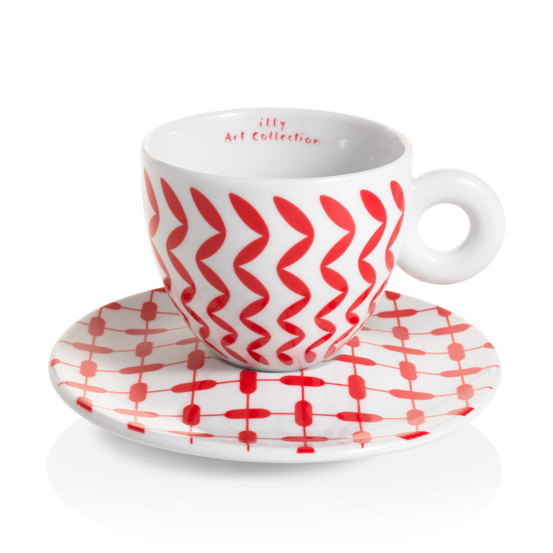 Illy Art Collection Mona Hatoum Cappuccino Cups - Set of 2 - #23889