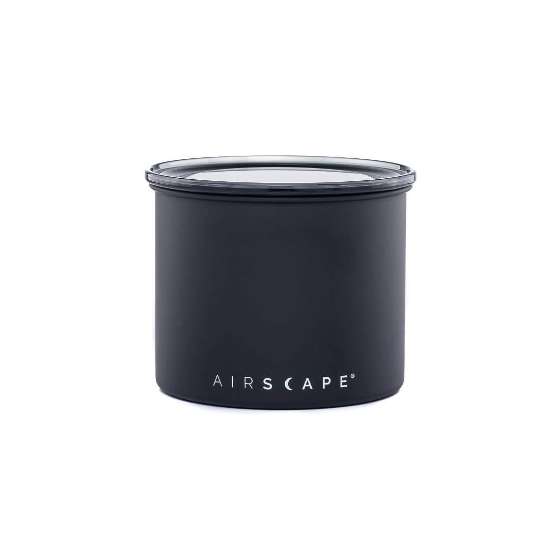 Planetary Design AirScape Stainless Steel 32oz Coffee Canister 4" - Matte Charcoal Black AS1704