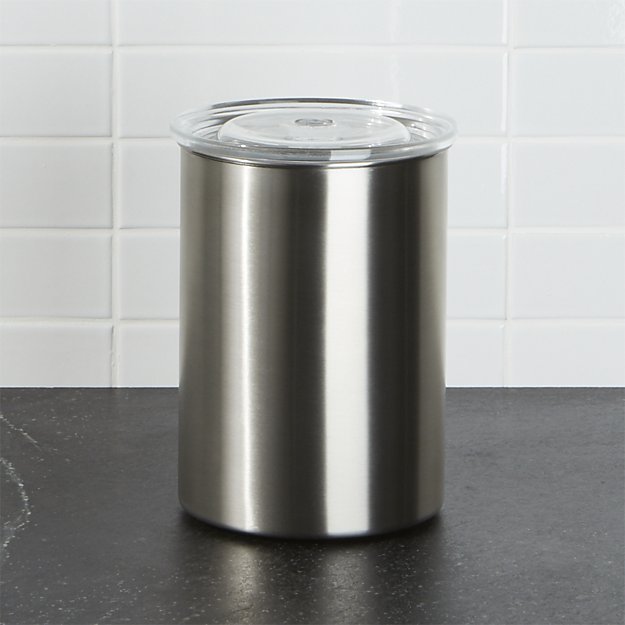 Planetary Design AirScape Classic Stainless Steel 64oz Coffee Canister 7" - Brushed Steel AS0107