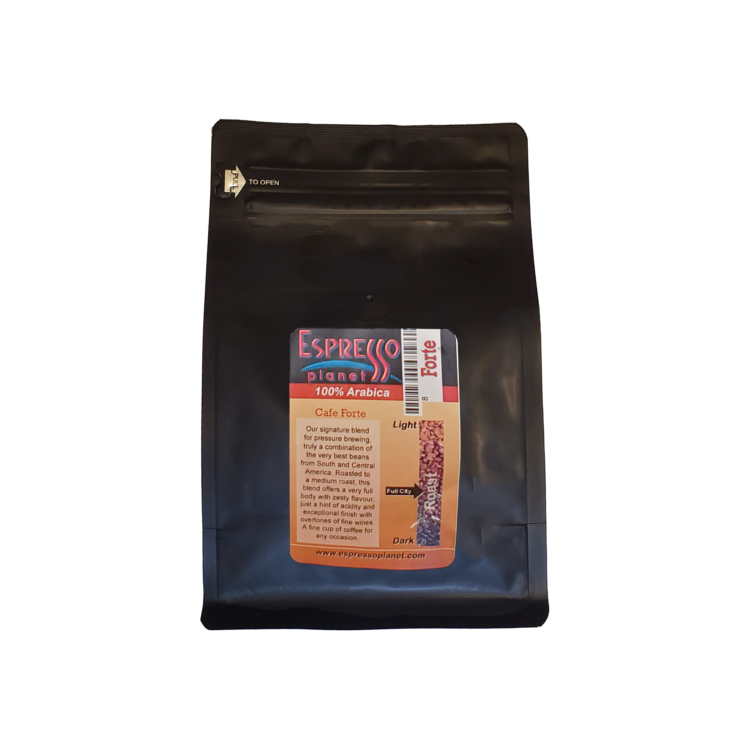 Espresso Planet Blend - Cafe Forte Beans 8 oz Bag