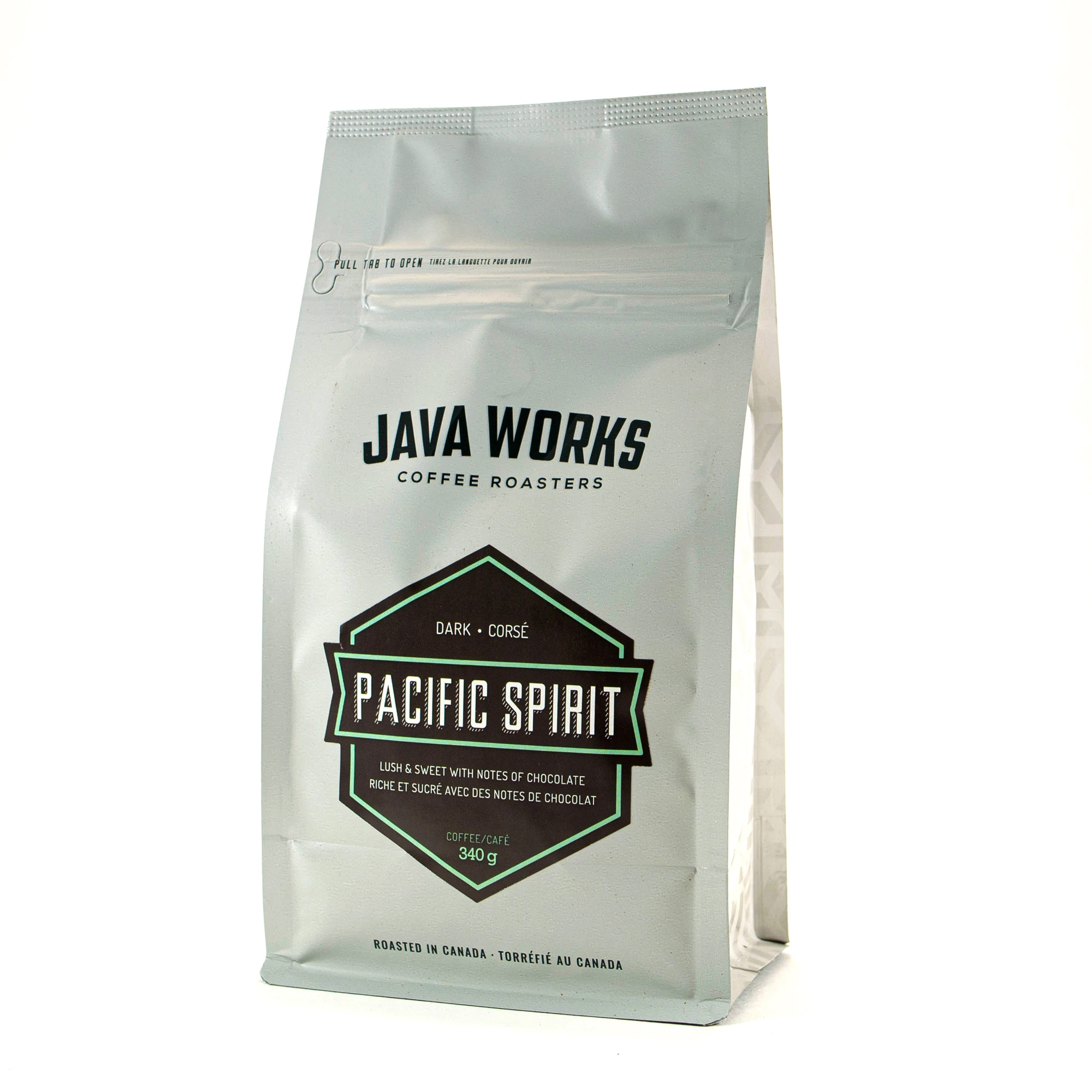 Java Works Pacific Spirit Blend Whole Beans - 12oz Bag