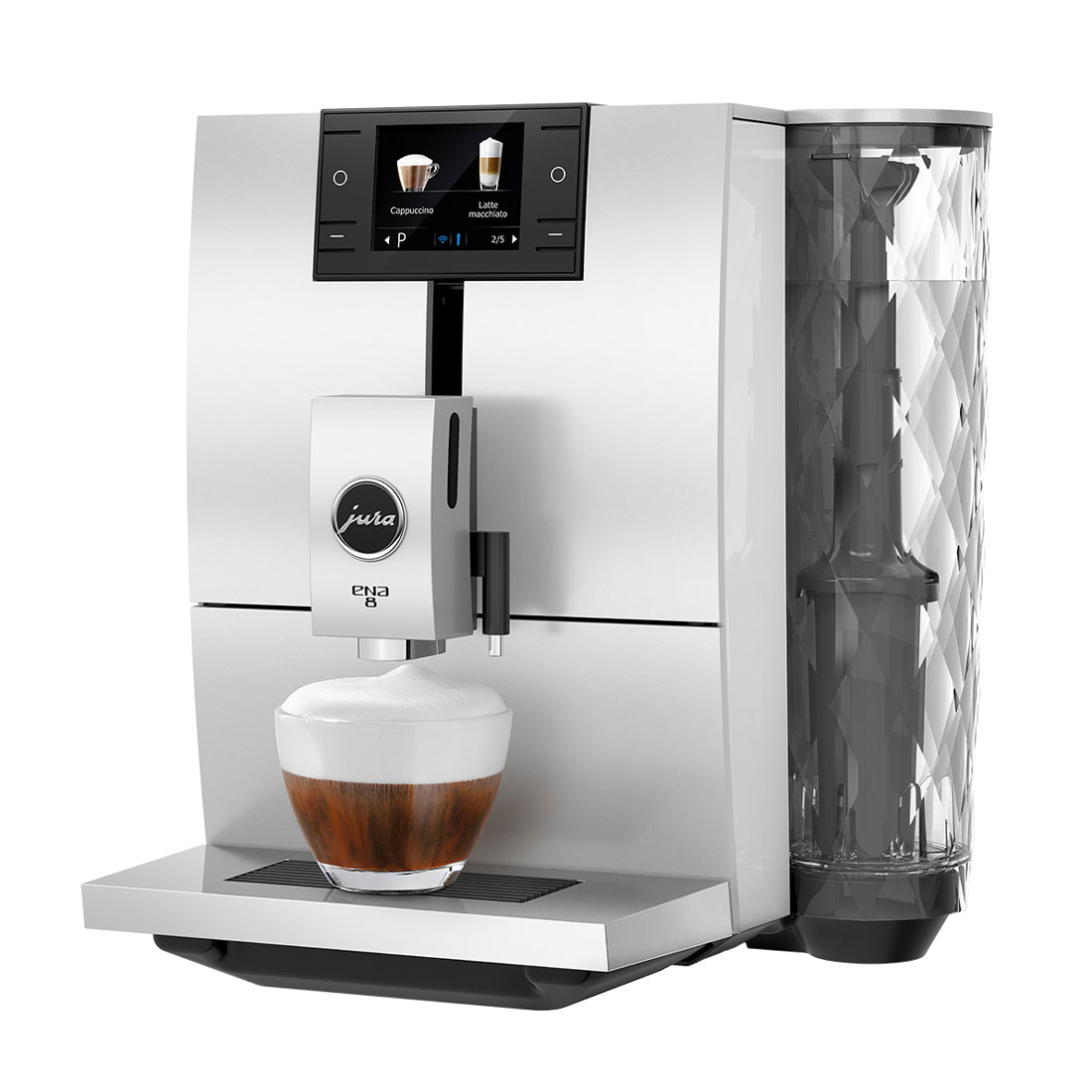 Jura ENA 8 Superautomatic Espresso Machine - Nordic White