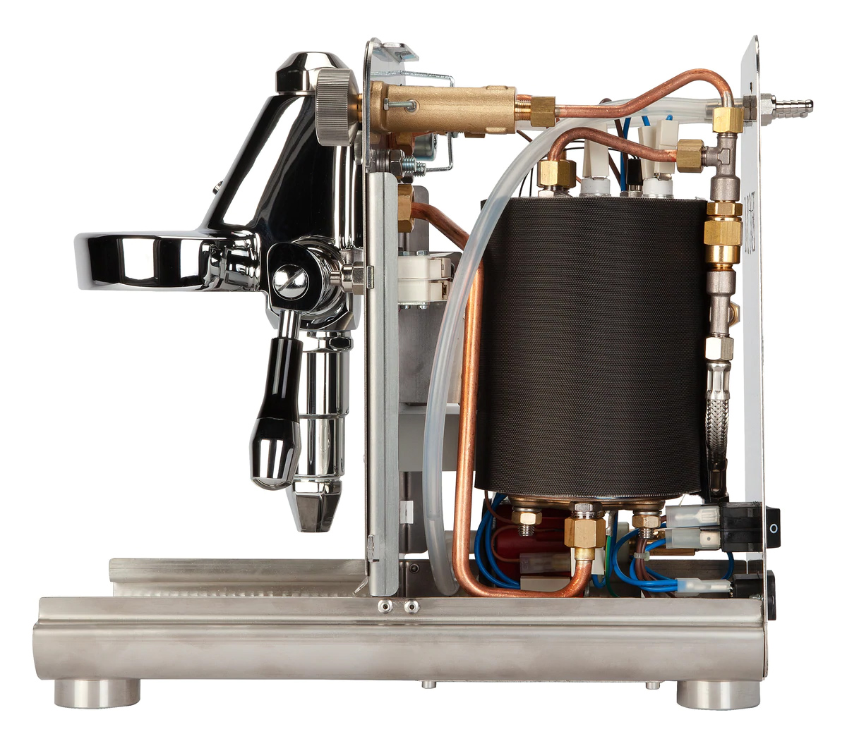 ECM - Puristika Stainless steel & Anthracite Semiautomatic Espresso Machine 110V - 81025US 